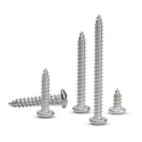 50100pcs m2 3 m2 6 m2 8 phillips nickel plated round head self tapping screws carbon steel cross round pan head
