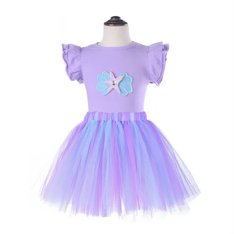 Детские костюмы Одежда для девочек комплект 2019 Новое одеяло хвост русалки из