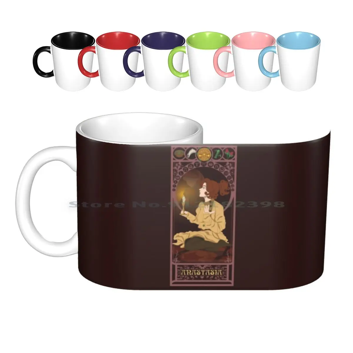 

Anastasia Nouveau-Anastasia Ceramic Mugs Coffee Cups Milk Tea Mug Anastasia Nouveau Movies Cartoon Romanov Princess Creative