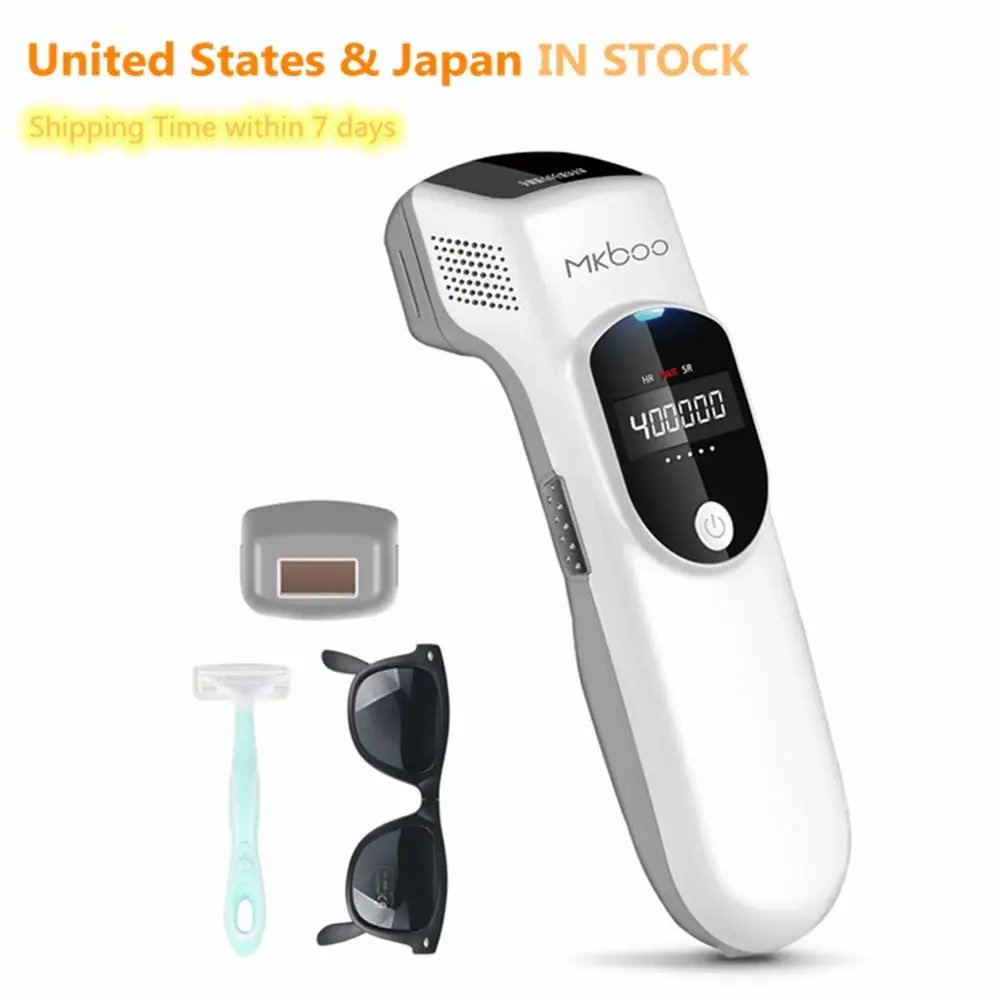 IPL Перманентный лазер для удаления волос (США и JP) светодиодный экран с функцией