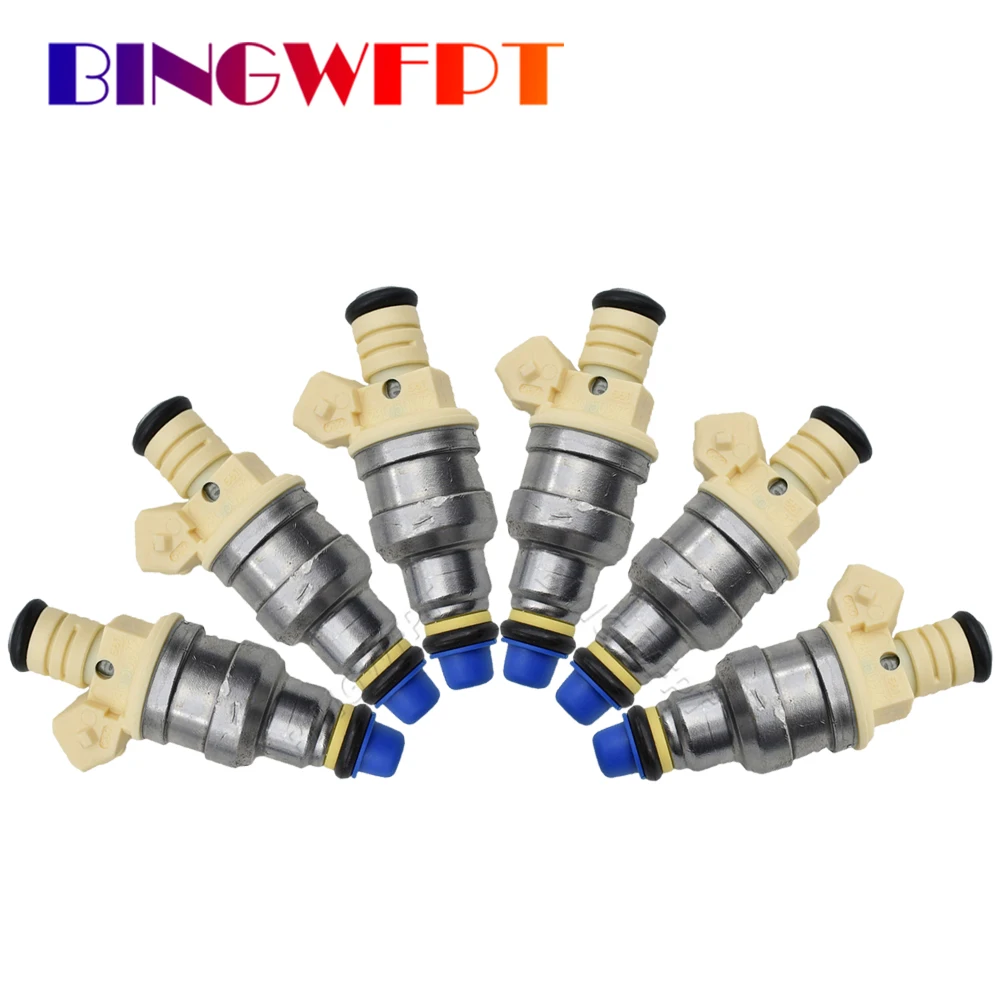 

6 шт./лот Высококачественная новая Форсунка топливного инжектора 0280150972 0 280 150 972 подходит для американского автомобиля