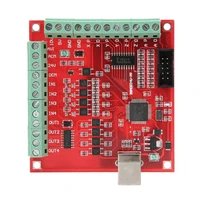 cnc usb mach3 100khz red break out board support stepper motor drive servo drive stepper motor motion controller