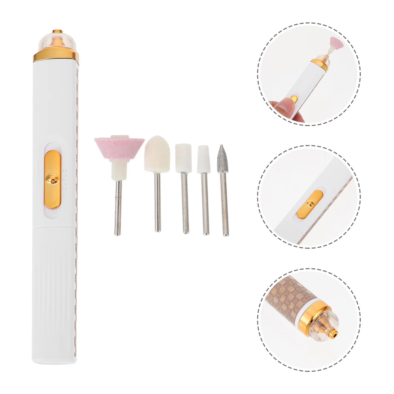

Electric Manicure Pedicure Nail File Polishing Nail Drill Grinder Nail Supply