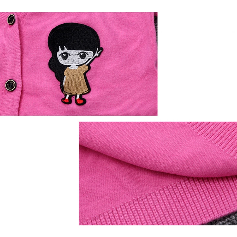 

Kids Knit Sweater Autumn Winter Girls Cardigan Sweater Children Clothing Casual Girls Knitted Cardigan Sweater 4 6 8 10 12 Years