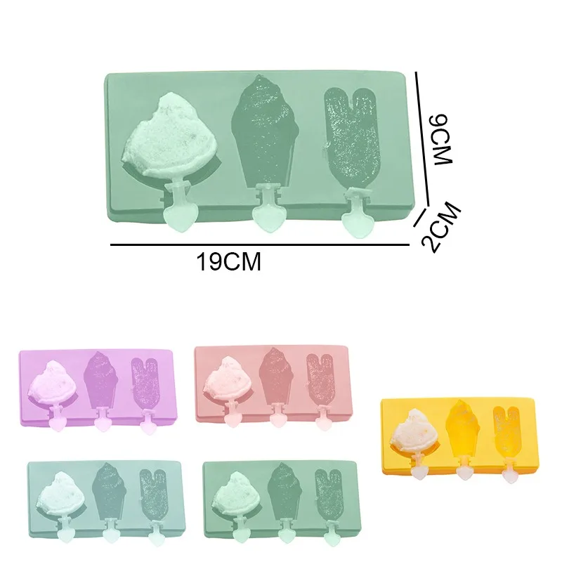 

Silicone Ice Cream Mold Ice Cream Diy Household Fruit Silicone Children's Homemade Popsicle Popsicle Mold Popsicle Artifact