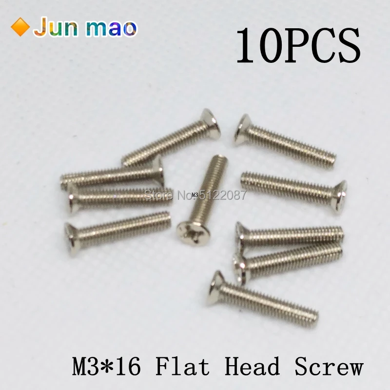 130 шт. M3 винтовые гайки M3* 5 3*8 3*10 3*12 3*16 с круглой головкой с плоской головкой набор шурупы Phillips M3x5 мм Винтовые головки M3x16