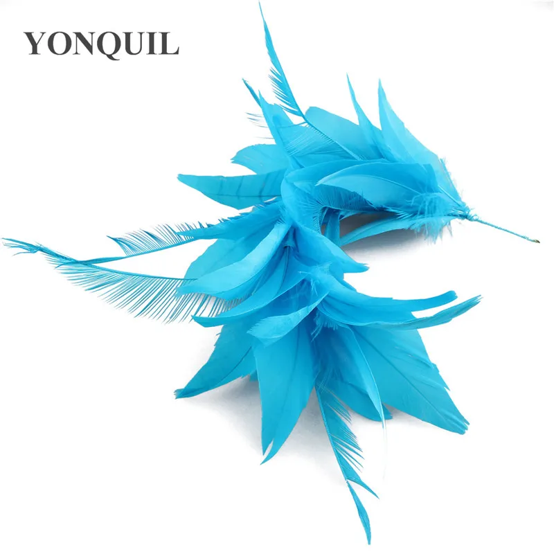 Beautiful Turkey Feather 25-30 CM Wedding Corsages Feathers Craft For Headdress Bride Hats DIY Hair Accessories | Свадьбы и
