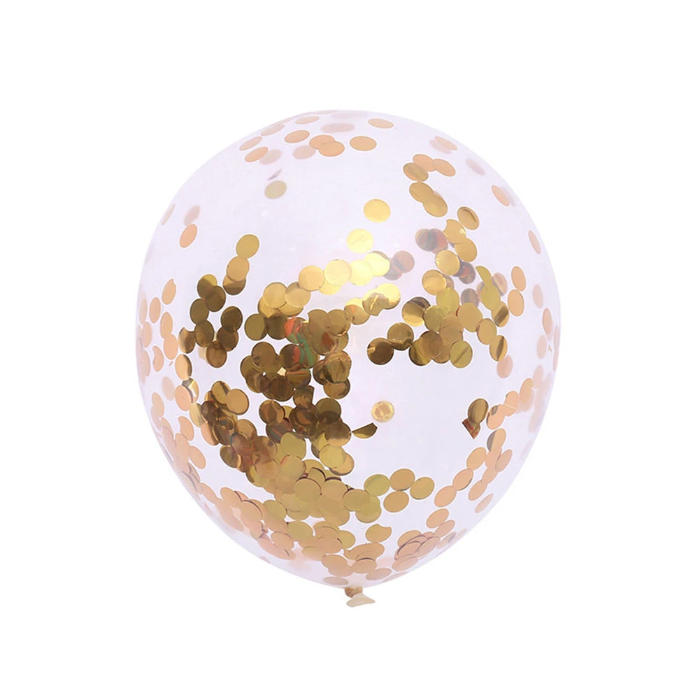 Набор из розового золота вечерние украшения набор воздушные шары с конфетти