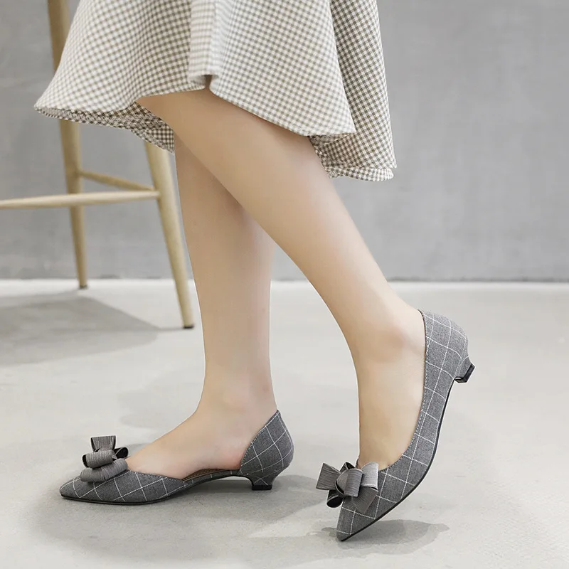 Женские туфли-лодочки с острым носком сезон весна-лето свадебные женские модные