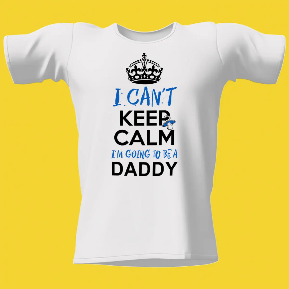 Футболка Семья. I cant keep calm. I am going to bea Daddy.Я не могу сохранять спокойствие. Я собираюсь быть папой