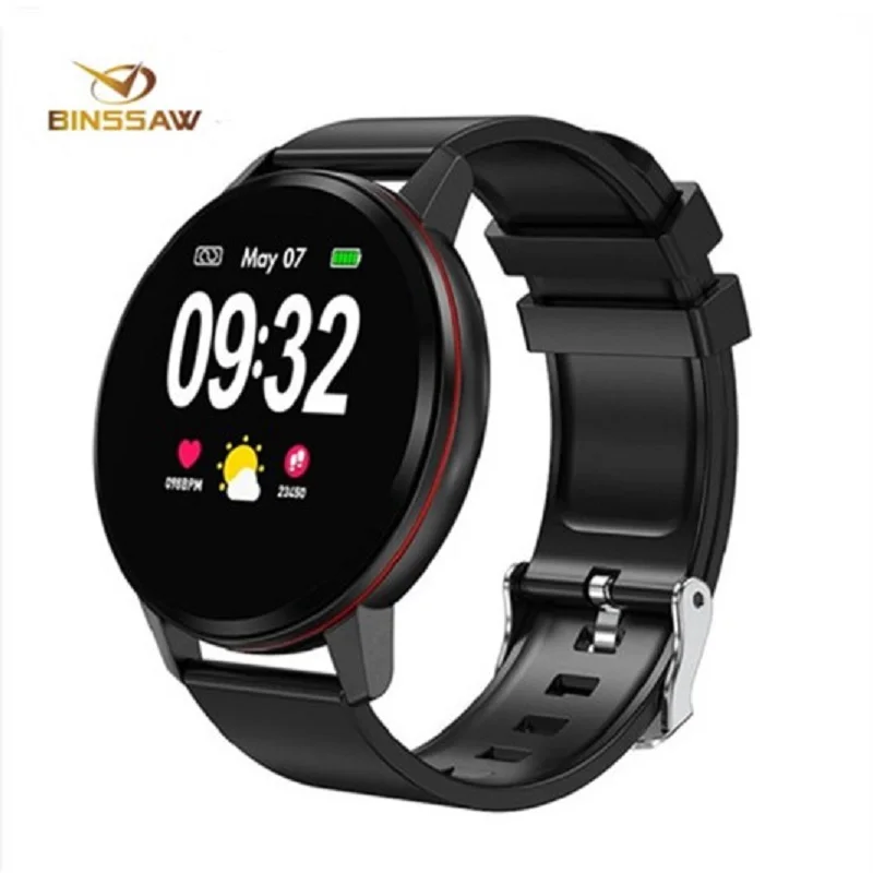 Смарт часы BINSSAW S01 с Bluetooth модный фитнес трекер для активности артериального