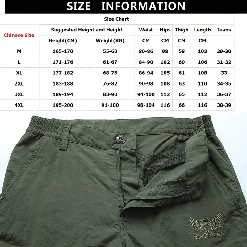 

Plus Size 5XL Cargo Pants Men Multi Pocket Outdoor Tactical Sweatpants Military Army Waterproof Quick Dry Elastic Hiking Trouser