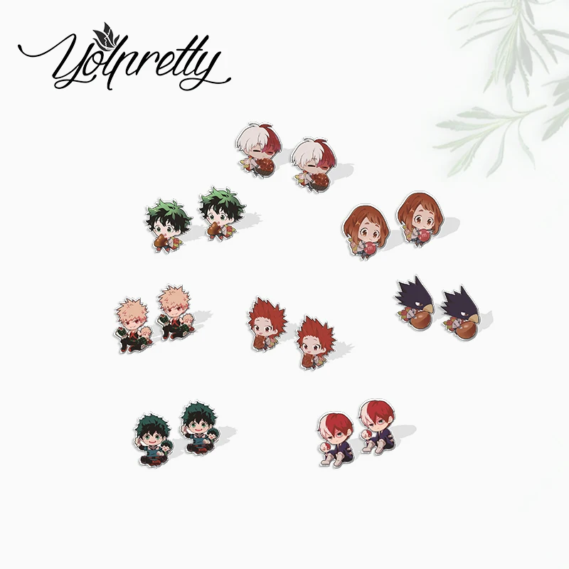 2021 Новые аниме Моя геройская Академия Izuku Bakugou Katsuki Todoroki Shoto с закусками ручная