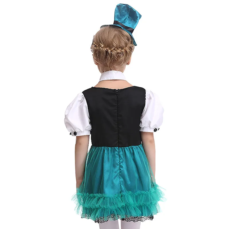 Детский костюм для девочек на Хэллоуин Элис Сумасшедший хэтлоуин магический