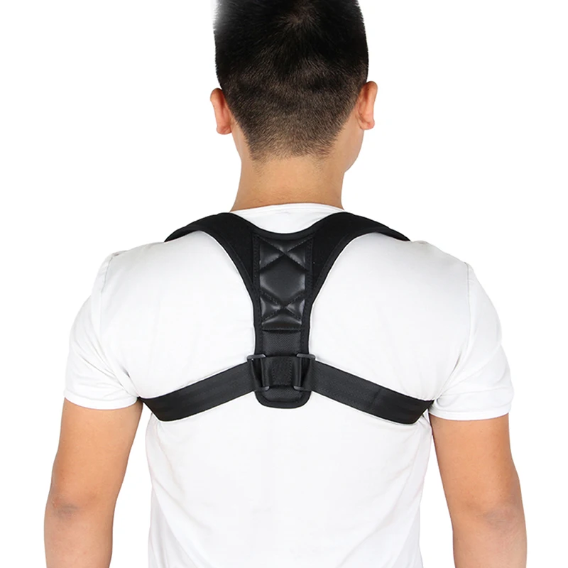 

Bone Posture Corrector Kyphosis Medical Adjustable Lock Female Male Universal Upper Back Support Shoulder Support Strap