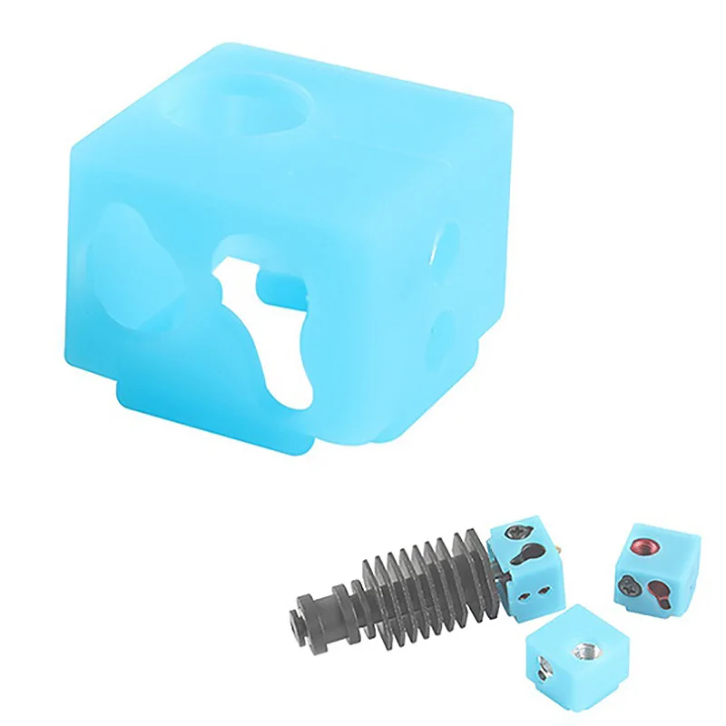 

3D Printer Part XCR-NV6 Heated Block Silicone Sock V6 Hot End Nozzle Heat Preservation of Socks for V6 (10PCS)