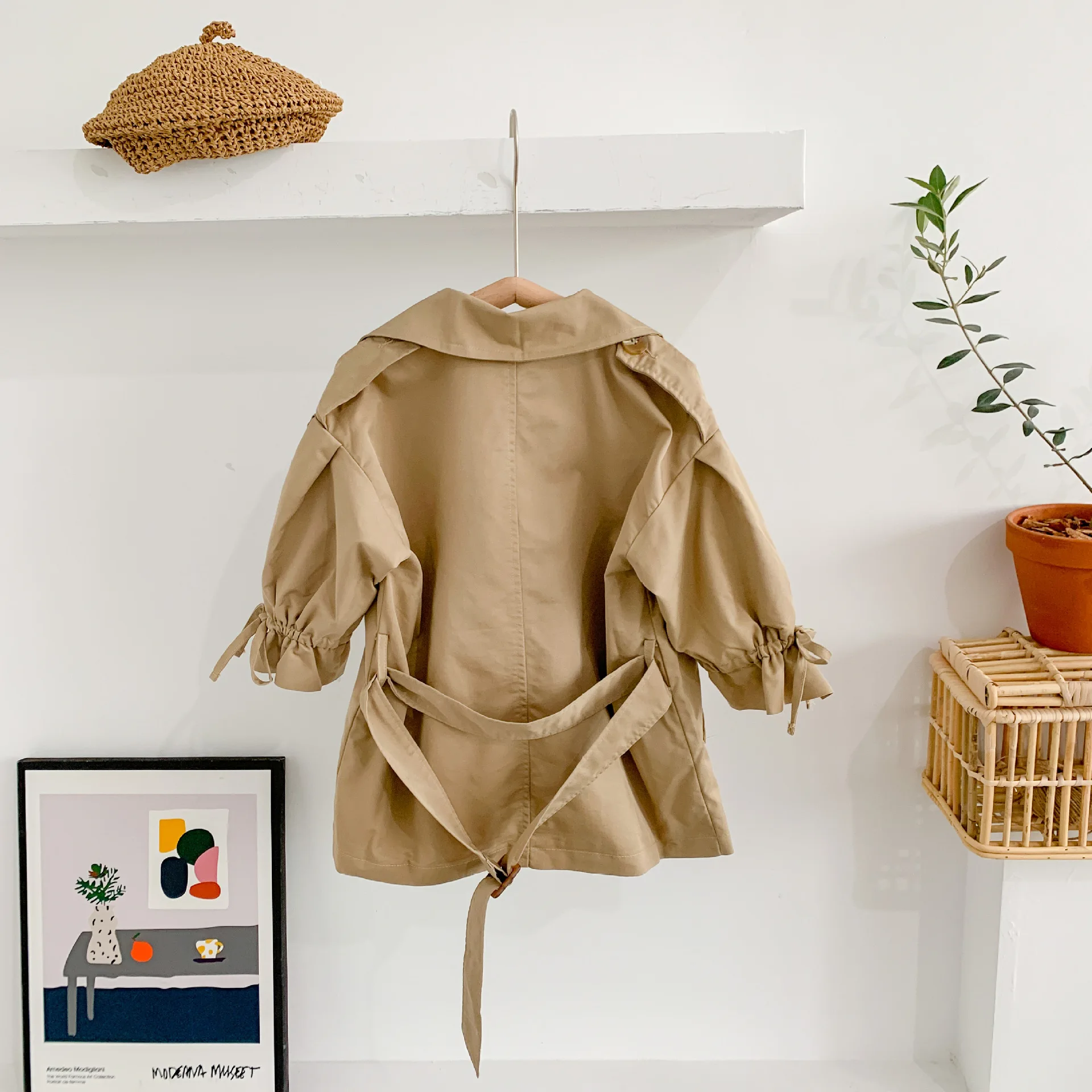 Baby Jacket Casual Button 2020 Autumn Toddler Clothes Kids Waistband Coat For Girls Boys Children's Outerwear | Детская одежда и