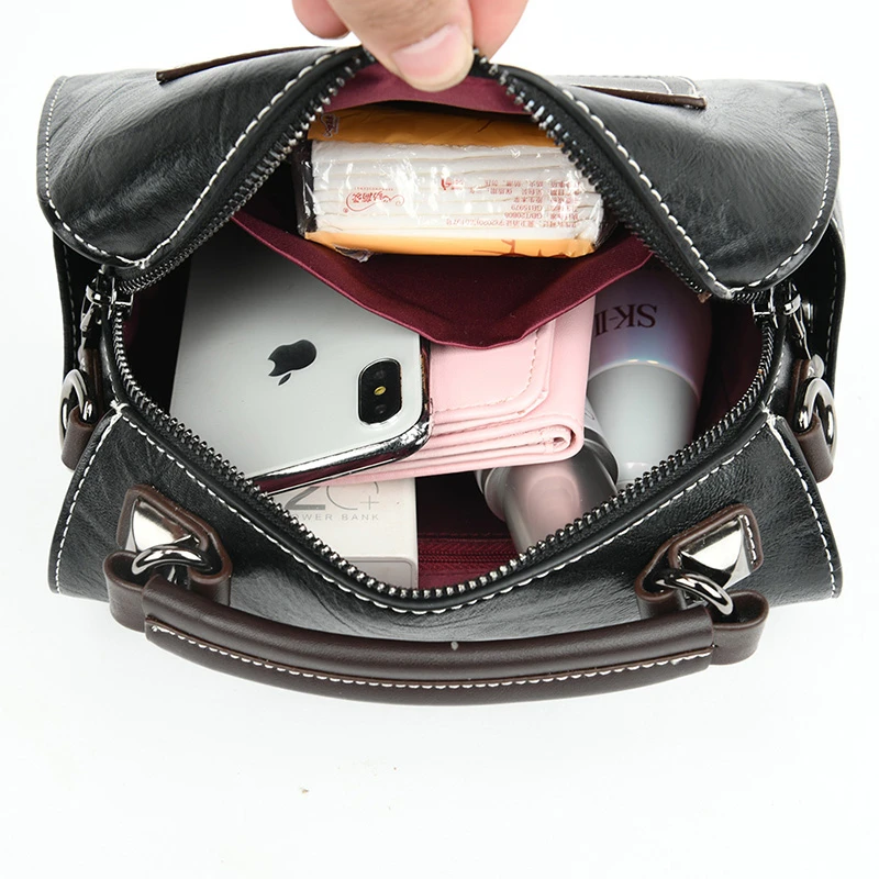 Роскошная Брендовая женская сумка высококачественные кожаные сумки через плечо