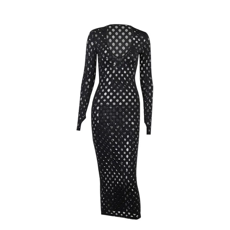 

Swim Cover Up For Women Summer Dress Kaftan Beach Female 2021 Package Buttocks Step Sexy Slim Print Polyester Sierra Surfer Suit