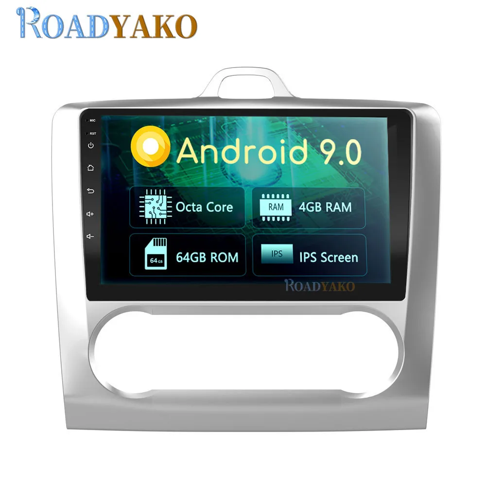 Автомагнитола 9 ''на Android для Ford Classic Fox Mondeo 2005 2014 стерео навигация GPS