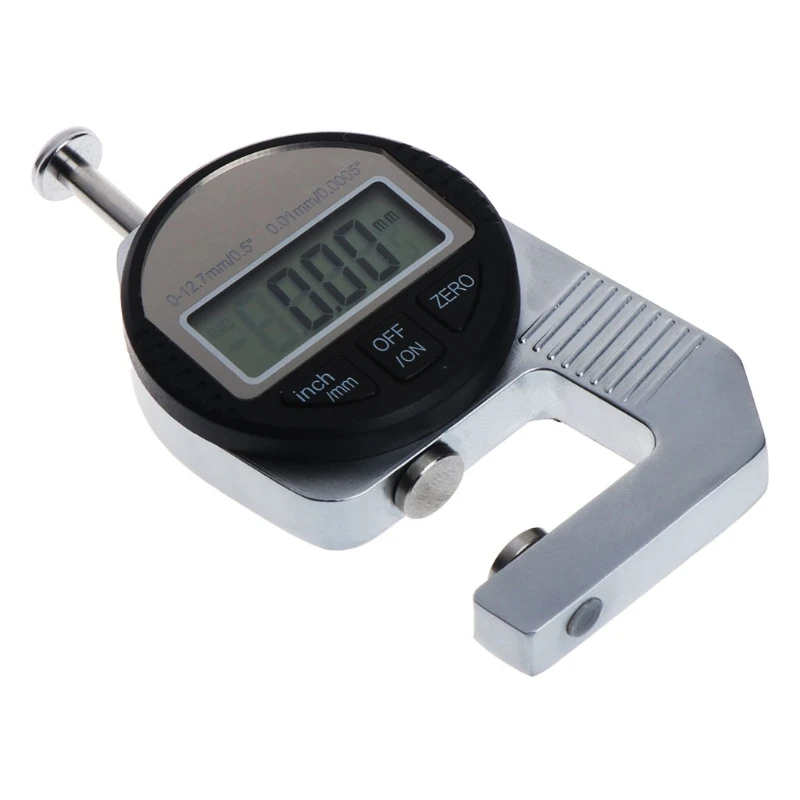 

Digital thickness gauge 0-12.7mm/0.01mm 0.5"/0.0005" Electronic measuring tool G25 Great Value 4