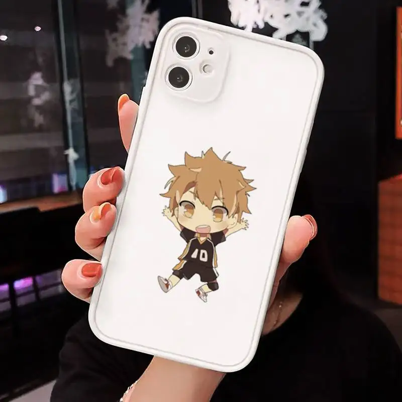 

Haikyuu Hinata attacks Anime Phone Cases matte transparent For iphone 7 8 11 12 plus mini x xs xr pro max cover