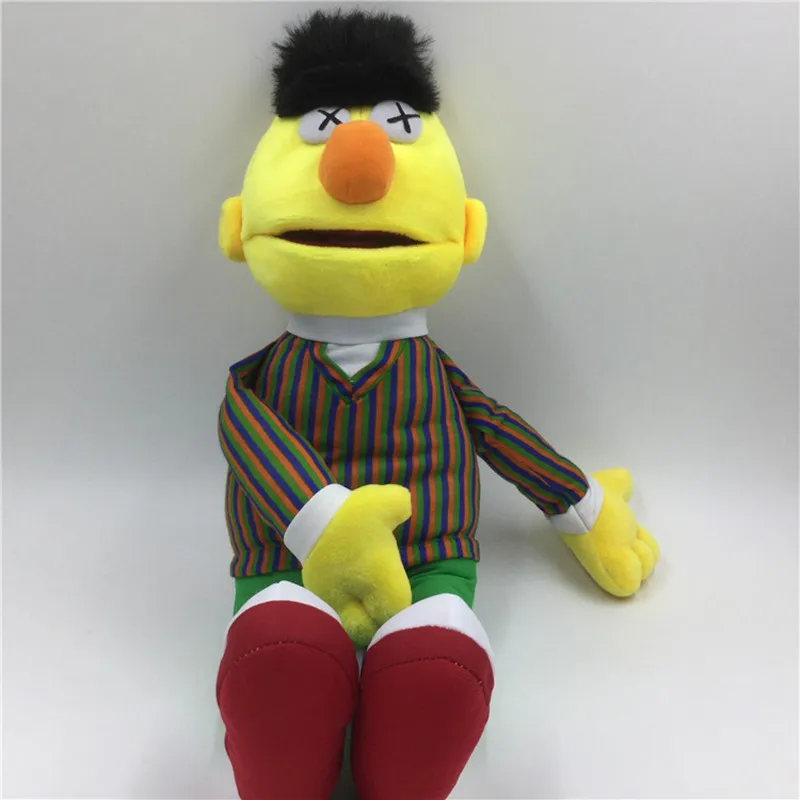 42 см мультфильм Улица Сезам Elmo Эрни и Берт плюшевая мягкая игрушка кукла мягкая игрушка для детей рождественские подарки - Color: Yellow