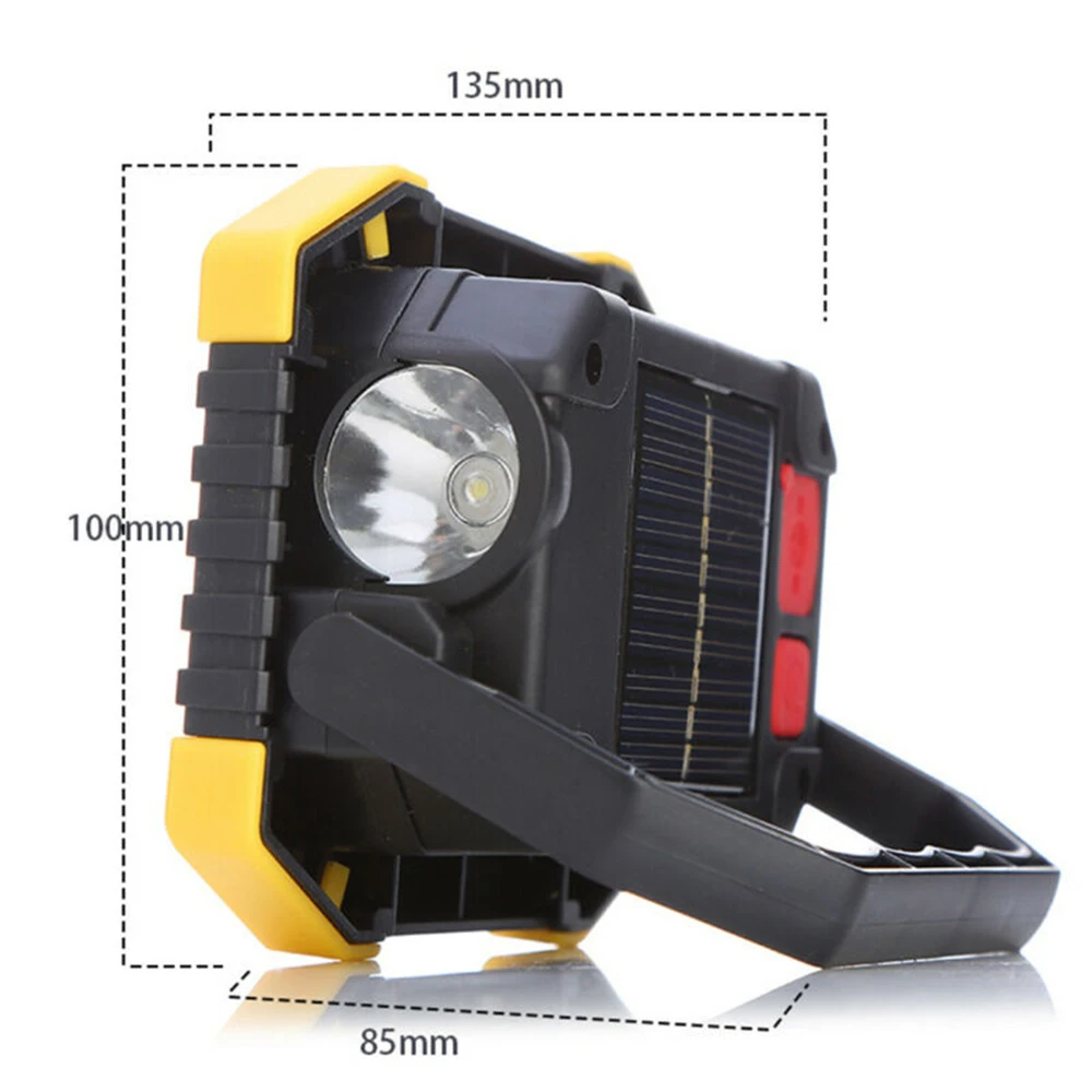 

2 Modes Worklight Rechargeable Flashlight Spotlight Safety Floodlight ABS