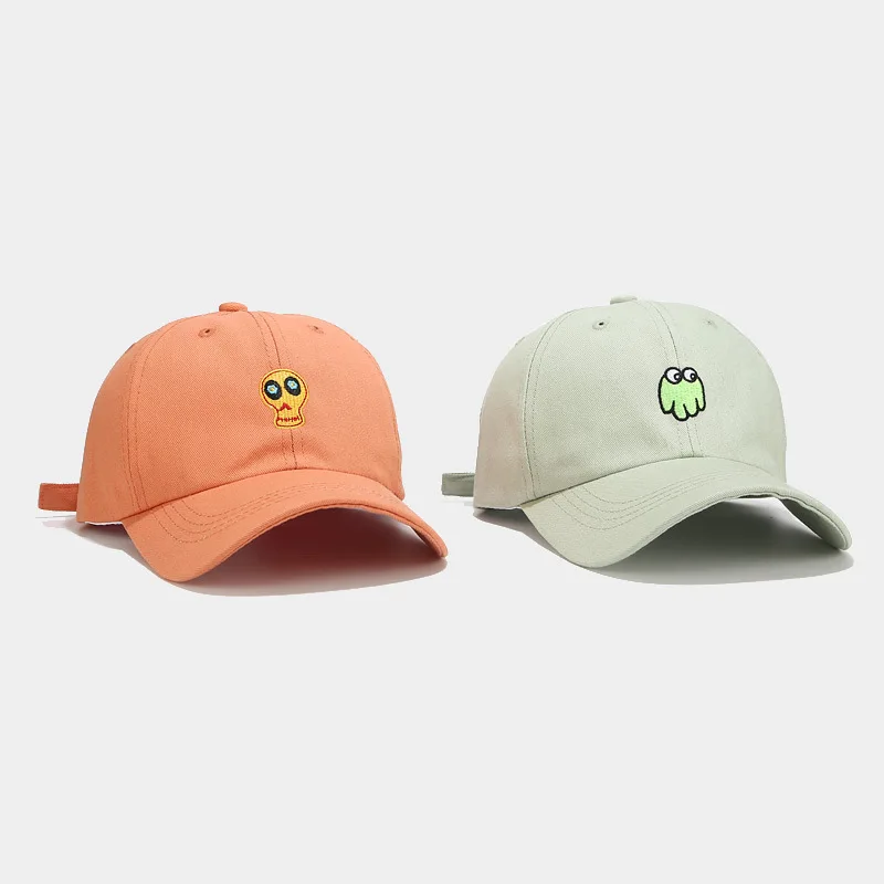 Новая креативная Женская Бейсболка с вышивкой из мультфильма Корейская японская