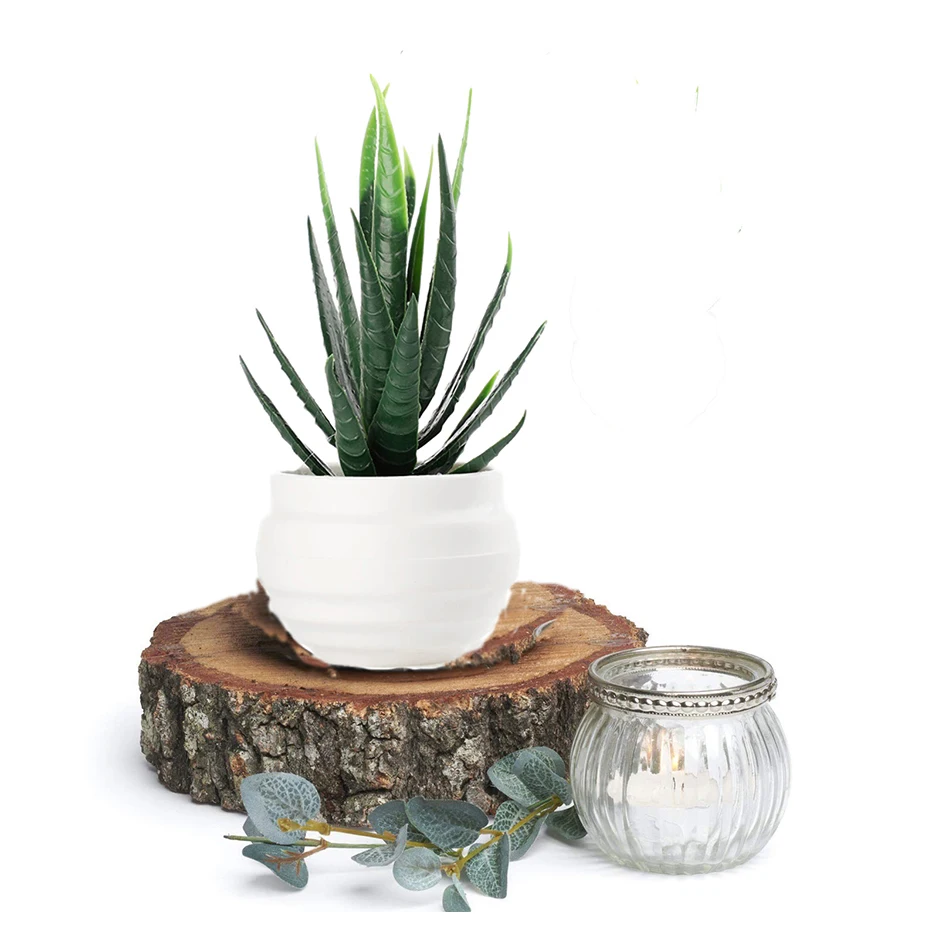 Мини Искусственные подделки растений суккуленты в горшке Маленькие