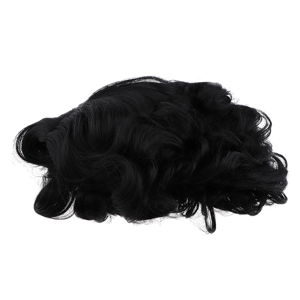 

32cm Short Afro Kinky Curly Hair Wigs for Black African American Women Natural Black Costume Synthetic Wigs Natural Looking
