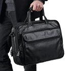 Большая Дорожная сумка из натуральной кожи, брендовая дизайнерская сумка-мессенджер из натуральной кожи, мужская сумка для ноутбука 16 дюймов, черная сумка через плечо