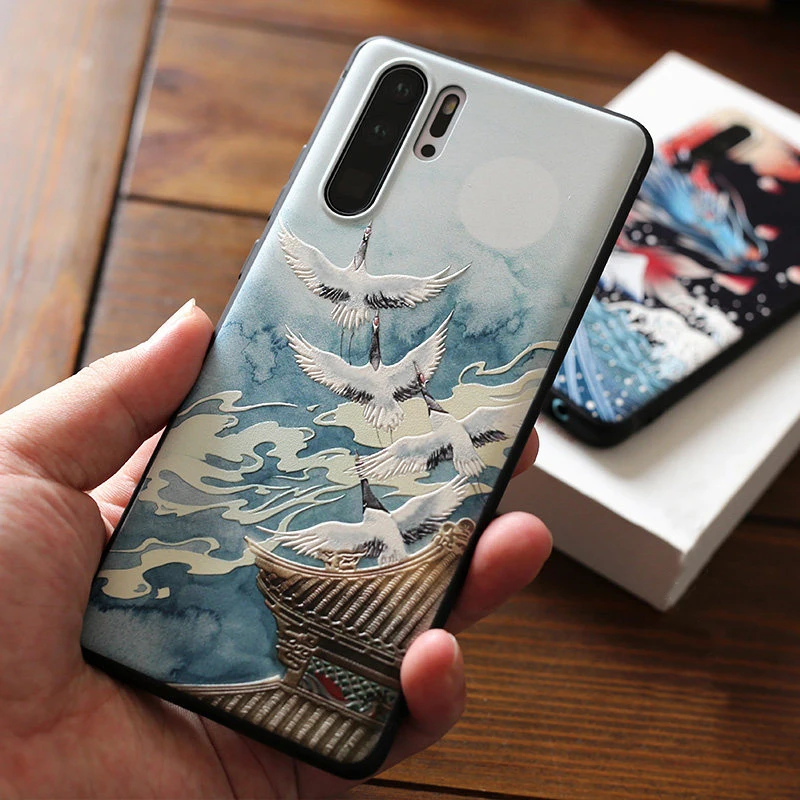 3D винтажный Мягкий силиконовый чехол для телефона Samsung Galaxy A50 A40 A70 Fundas A 50 Черный