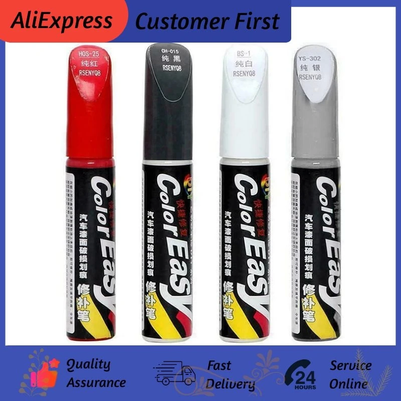 4 цвета средство для ремонта царапин на автомобиле Профессиональный DIY