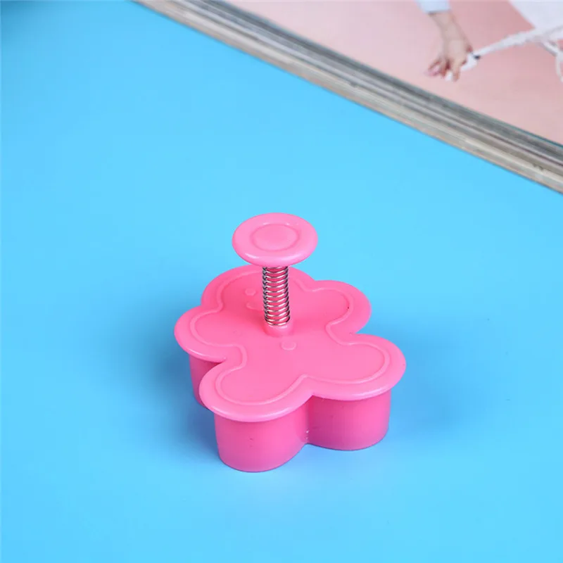 4 шт./компл. Еда Класс Пластик Рождественские Формы для нарезки печенья в виде