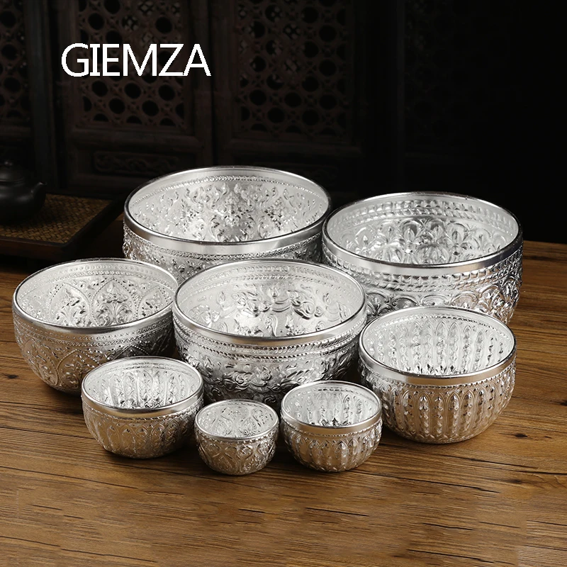 GIEMZA декоративная миска для украшения 1 шт. ручная металлическая смешивания