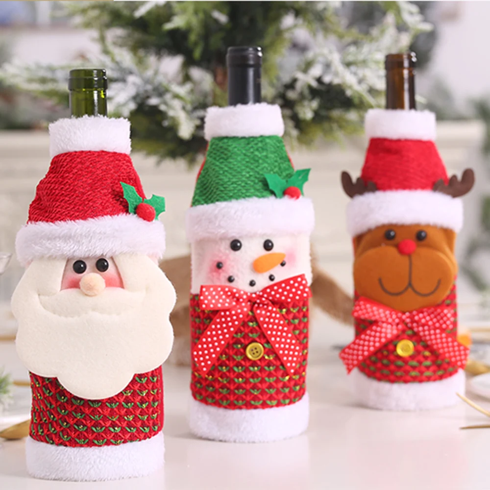 2019 Рождественский мультяшный Снеговик Лось Санта-Клаус искусственный чехол для