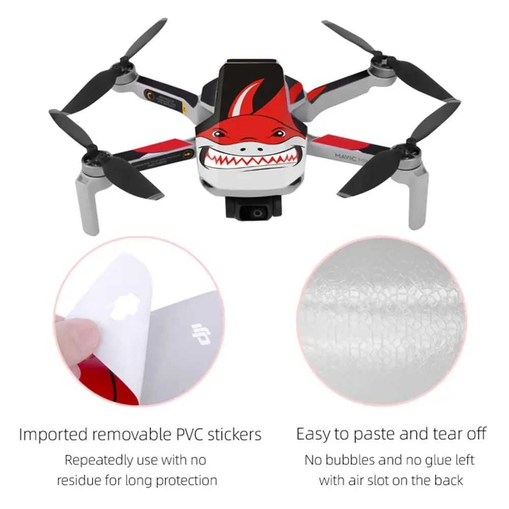 Наклейка для украшения корпуса DJI Mavic Mini Drone Body Arm and Controller Водонепроницаемая