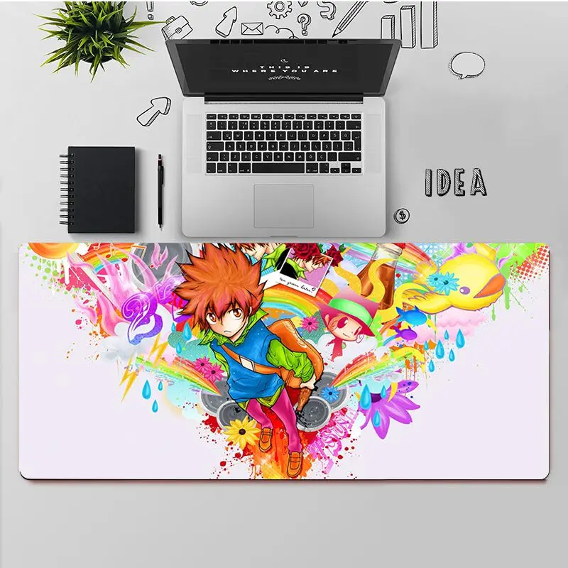 

YNDFCNB Top Quality HITMAN REBORN Rubber Mouse Durable Desktop Mousepad Free Shipping Large Mouse Pad Keyboards Mat