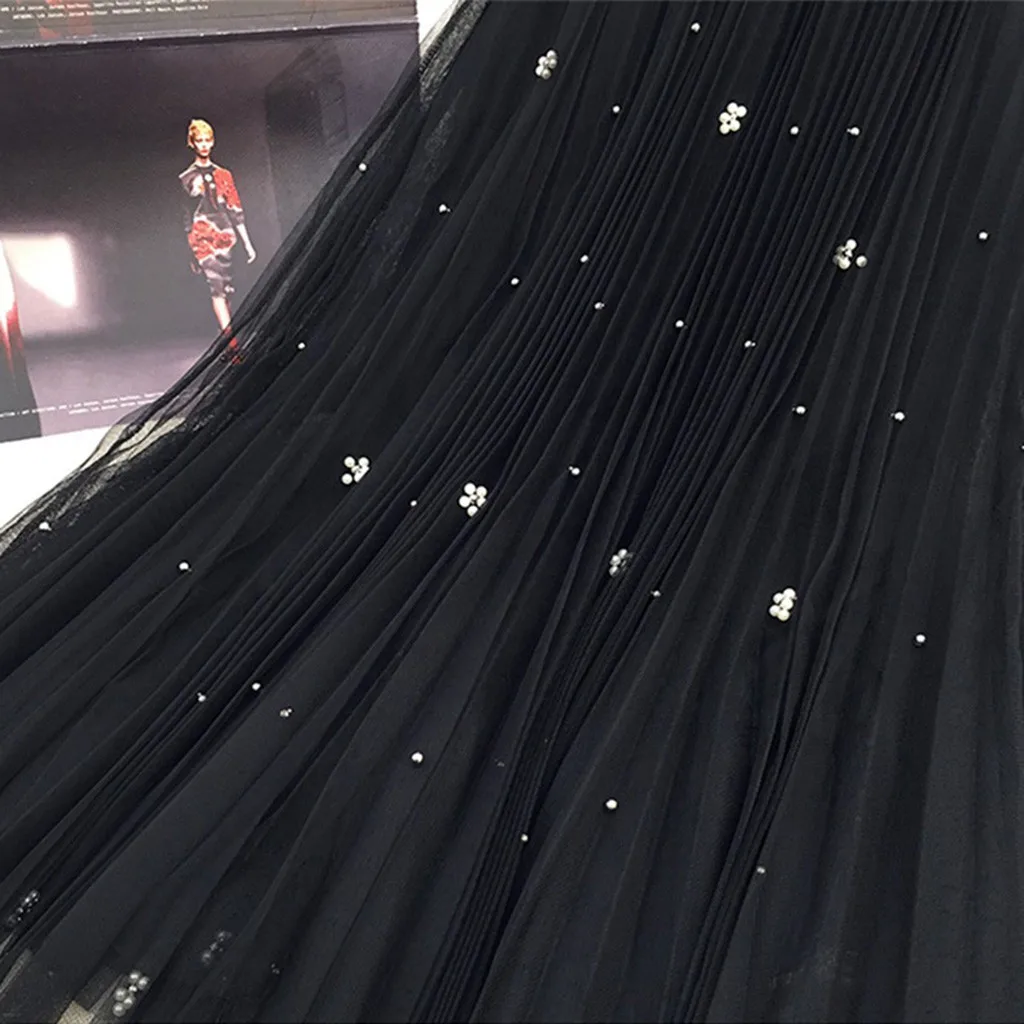 Юбка пачка Женская плиссированная средней длины стильная эластичная