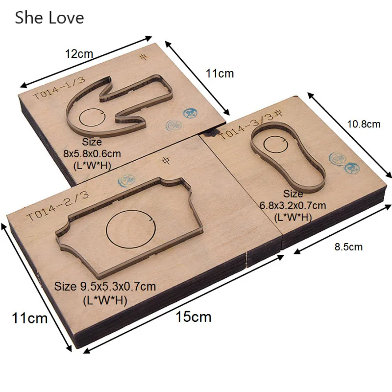 Цветок цветок банты брелок в форме металла кожаные режущие штампы формы