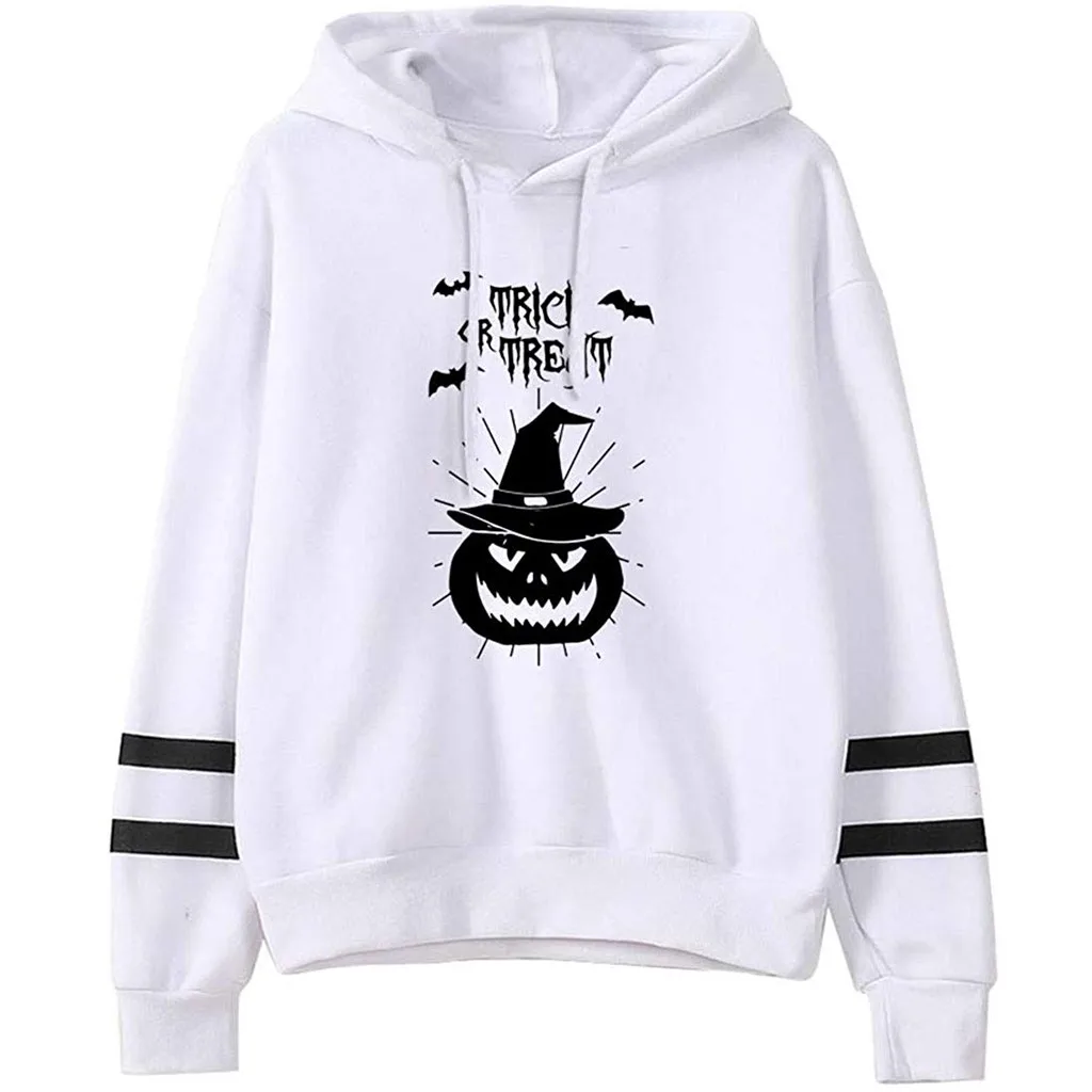 Женский Осенний свитшот с длинным рукавом и принтом винтажный черный Свитшот