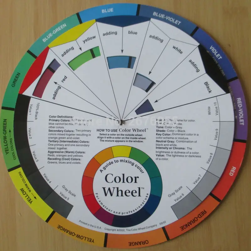 5 шт. Miroblading Color Wheel Guide Tebori тату пигментная цветная палитра Перманентный макияж