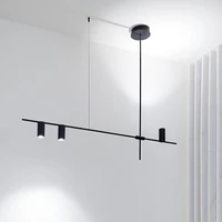 nordic minimalism modern led pendant lights black kitchen fixture for dining room home decor restaurant bar office hanging lamp