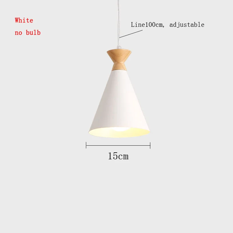 Современный подвесной светильник s деревянный Lam цвета для гостиной столовой E27