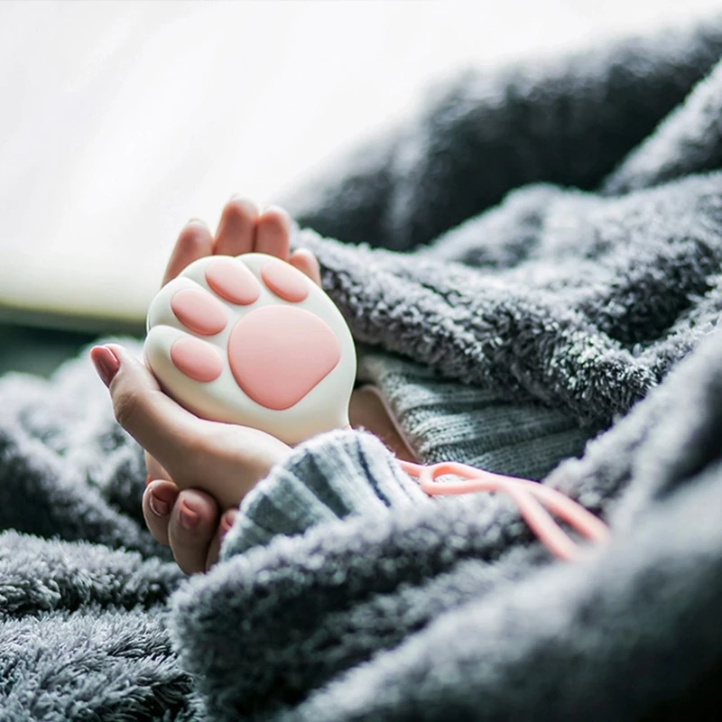 

Portable Mini Cat Palm Warmer Hand Heater USB Charge Mobile Power Winter Warm Baby Heating Pad