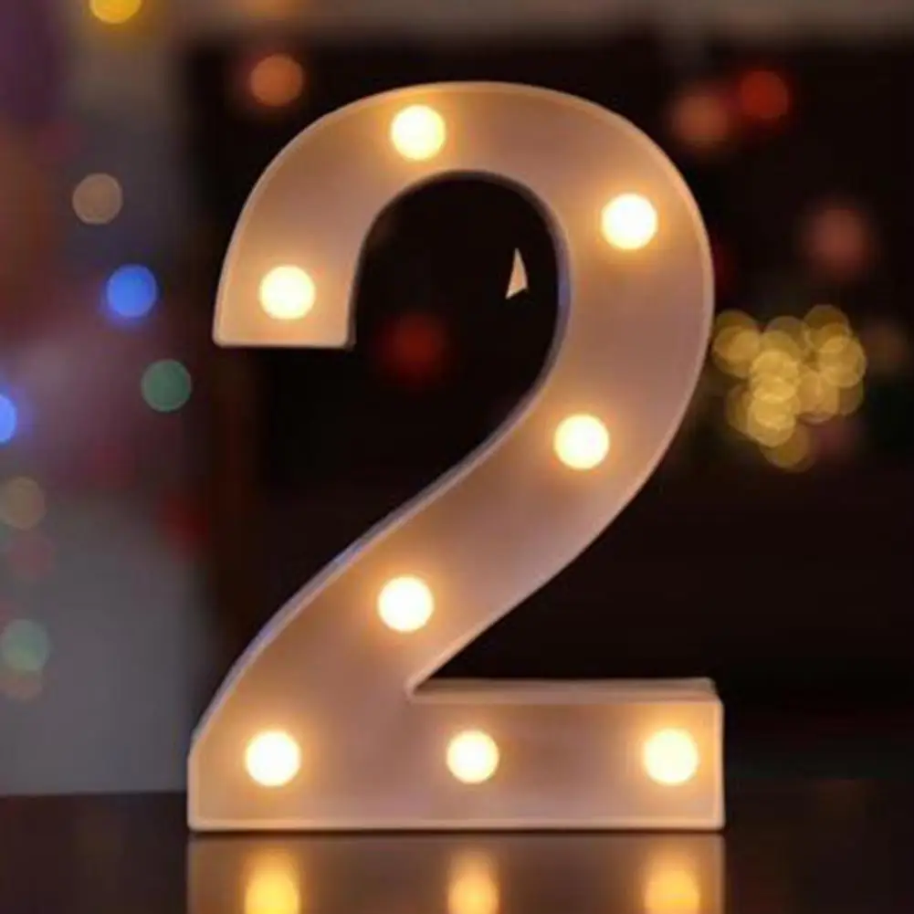 2 Светодиодный ночник шатер A-Z письмо теплый свет лампа для фестиваля Рождество романтическая атмосфера рождественское настенное украшение освещение - Цвет: 2