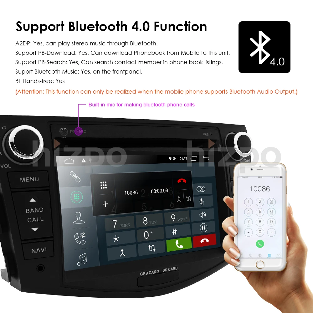 4 ядра 1024*600 HD экран 2 Din Android 9,0 автомобильный DVD для Toyota Rav 4 RAV4 Аудио Видео Стерео gps навигация Радио RDS 4G Wifi