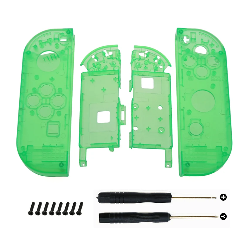 JCD прозрачный пластиковый корпус чехол для контроллера Nintendo Switch Joy Con ДЛЯ NS NX JoyCon