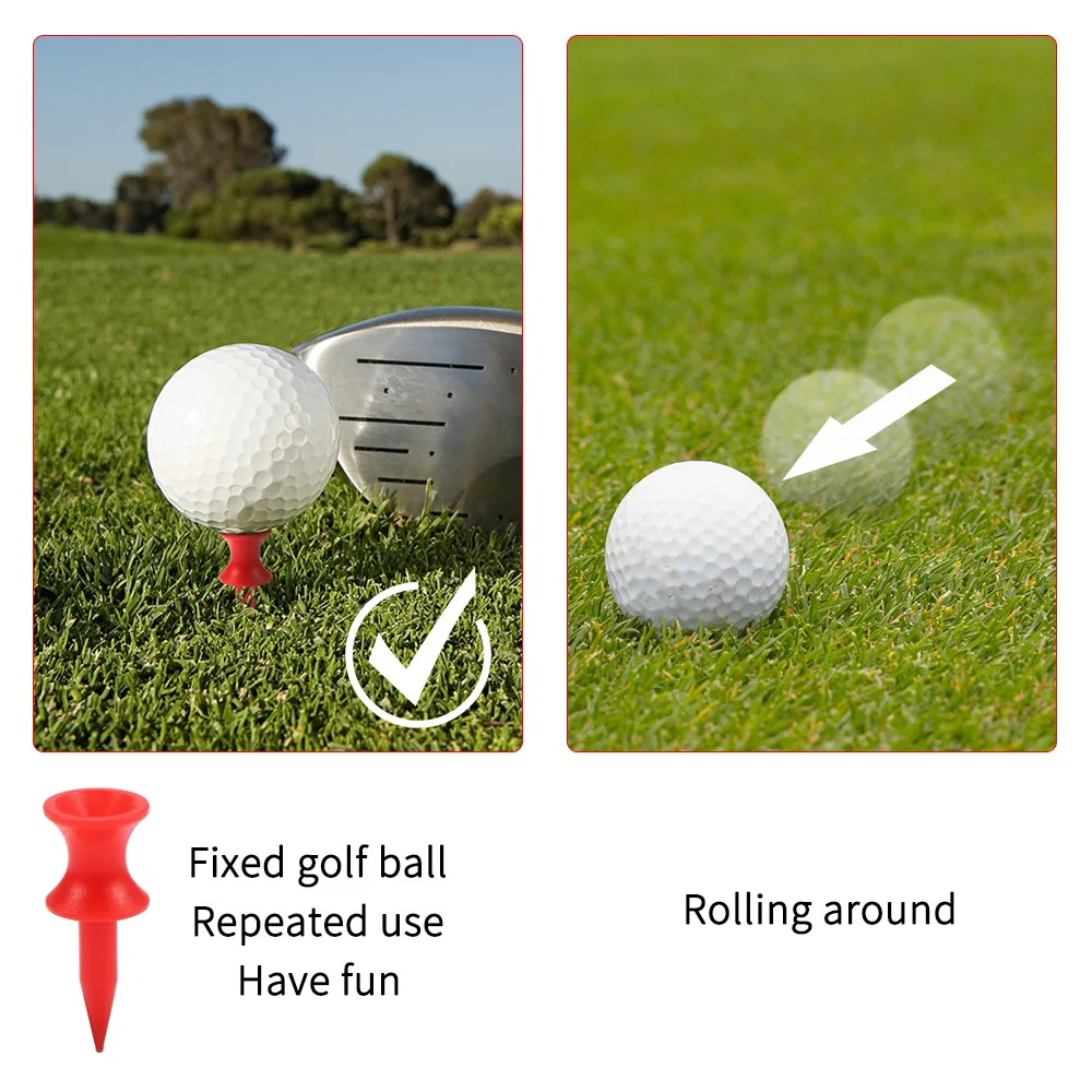 

Golfer Accessory Golf Nail Limit Pin Plastic Outdoor Mini High Quality Mini Golf Tees Plastic Golf Nail Portable Golf Limit Nai
